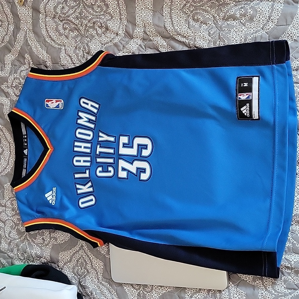 Oklahoma City Thunder Kevin Durant jersey, Youth medium